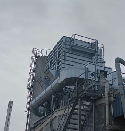 Staubfilteranlage Papier & Wellpappe